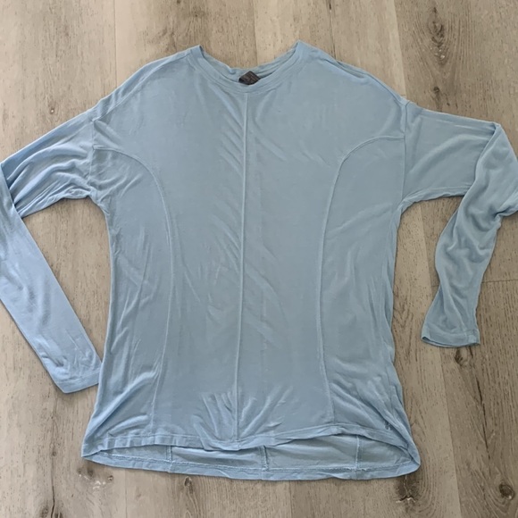 Sweaty Betty Exalt Long Sleeve Top Air Blue‎ size XS - Picture 14 of 15